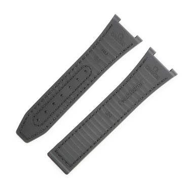 オメガ OMEGA 純正 コンステレーション マスタークロノメーター用 クロコ×ラバーバンド グレー クロコダイル ラバー 腕時計パーツ 未使用 ベルト ストラップ 24mm グレー