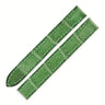 カルティエ Cartier 純正 クロコバンド グリーン クロコダイル 腕時計パーツ 替え ベルト バックル用 ストラップ 本革 替え 12ｍｍ グリーン 緑
