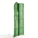 カルティエ Cartier 純正 クロコバンド グリーン クロコダイル 腕時計パーツ 替え ベルト バックル用 ストラップ 本革 替え 12ｍｍ グリーン 緑