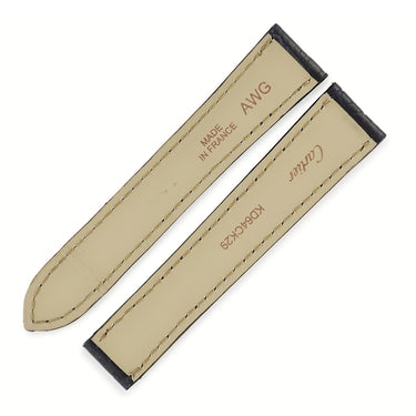 カルティエ Cartier 純正 クロコバンド ネイビー クロコダイル 腕時計パーツ 新品同様 替え ベルト バックル用 ストラップ 本革 替え 16.5ｍｍ ネイビー 紺