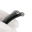 クストス CVSTOS 純正 クロコバンド ブラック クロコダイル 腕時計パーツ 替え ベルト ストラップ 本革 26mm ブラック 黒 アリゲーター クロコダイル