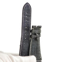 クストス CVSTOS 純正 クロコバンド ブラック クロコダイル 腕時計パーツ 替え ベルト ストラップ 本革 26mm ブラック 黒 アリゲーター クロコダイル