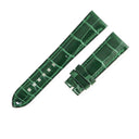 ハリーウィンストン Harry Winston 純正 ボトルグリーン クロコダイル 腕時計パーツ 新品同様 替え ベルト ストラップ 19ｍｍ グリーン 緑
