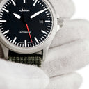 腕時計 ジン SINN 556 556.I.RS 自動巻き メンズ パイロットウォッチ ブラック ラウンド オートマチック バー シースルーバック