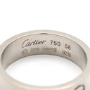 カルティエ Cartier ラブリング クラシックモデル B4084700 ホワイトゴールド K18WG #58(JP18) リング 指輪 LOVE Ring 750 18K WG 18金 18号