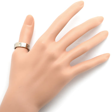 カルティエ Cartier ラブリング クラシックモデル B4084700 ホワイトゴールド K18WG #58(JP18) リング 指輪 LOVE Ring 750 18K WG 18金 18号