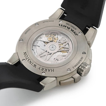 腕時計 ハリーウィンストン Harry Winston オーシャン プロジェクト Z8 デュアルタイム OCEATZ44ZZ009 自動巻き メンズ 黒 青 赤 GMT 限定