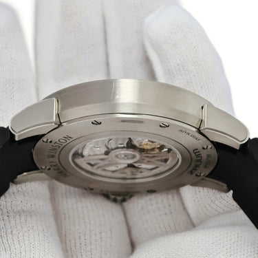 腕時計 ハリーウィンストン Harry Winston オーシャン プロジェクト Z8 デュアルタイム OCEATZ44ZZ009 自動巻き メンズ 黒 青 赤 GMT 限定