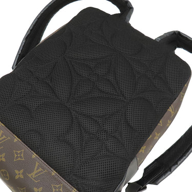 ルイヴィトン LOUIS VUITTON ディーン バックパック M45335 モノグラムマカサー モノグラムマカサー リュック・デイパック ブラック金具 茶 黒