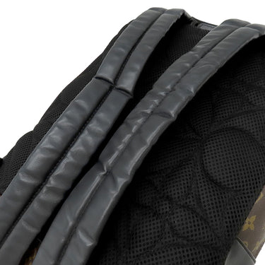 ルイヴィトン LOUIS VUITTON ディーン バックパック M45335 モノグラムマカサー モノグラムマカサー リュック・デイパック ブラック金具 茶 黒