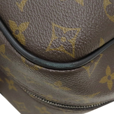 ルイヴィトン LOUIS VUITTON ディーン バックパック M45335 モノグラムマカサー モノグラムマカサー リュック・デイパック ブラック金具 茶 黒
