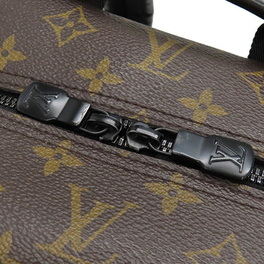 ルイヴィトン LOUIS VUITTON ディーン バックパック M45335 モノグラムマカサー モノグラムマカサー リュック・デイパック ブラック金具 茶 黒