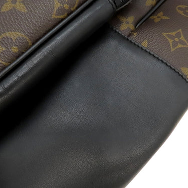 ルイヴィトン LOUIS VUITTON ディーン バックパック M45335 モノグラムマカサー モノグラムマカサー リュック・デイパック ブラック金具 茶 黒