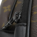 ルイヴィトン LOUIS VUITTON ディーン バックパック M45335 モノグラムマカサー モノグラムマカサー リュック・デイパック ブラック金具 茶 黒
