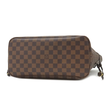 ルイヴィトン LOUIS VUITTON ネヴァーフル MM N51105 スリーズ ダミエキャンバス トートバッグ ゴールド金具 茶 赤 ショルダーバッグ 肩掛け