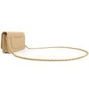 シャネル CHANEL クラシック マトラッセ チェーンウォレット AP0250 ベージュ キャビアスキン チェーンウォレット ゴールド金具 ココマーク