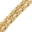 シャネル CHANEL クラシック マトラッセ チェーンウォレット AP0250 ベージュ キャビアスキン チェーンウォレット ゴールド金具 ココマーク