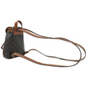 セリーヌ CELINE ミニ フォルコ バックパック 197662CAS.04LU タン トリオンフキャンバス リュック・デイパック ゴールド金具 茶