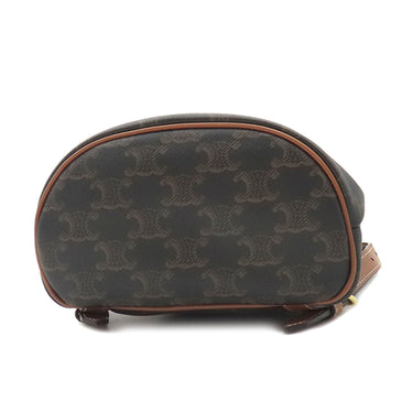 セリーヌ CELINE ミニ フォルコ バックパック 197662CAS.04LU タン トリオンフキャンバス リュック・デイパック ゴールド金具 茶