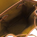 セリーヌ CELINE ミニ フォルコ バックパック 197662CAS.04LU タン トリオンフキャンバス リュック・デイパック ゴールド金具 茶