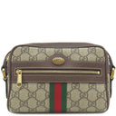 グッチ GUCCI GGスプリーム ミニ バッグ 517350 ベージュ GGスプリームキャンバス ショルダーバッグ ゴールド金具 茶