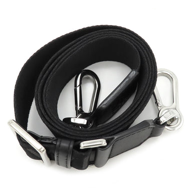 ロエベ LOEWE ゴヤ パファー メッセンジャー B896G22X01 ブラック ナイロン ショルダーバッグ シルバー金具 黒 オレンジ