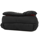 ロエベ LOEWE ゴヤ パファー メッセンジャー B896G22X01 ブラック ナイロン ショルダーバッグ シルバー金具 黒 オレンジ