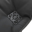 ロエベ LOEWE ゴヤ パファー メッセンジャー B896G22X01 ブラック ナイロン ショルダーバッグ シルバー金具 黒 オレンジ