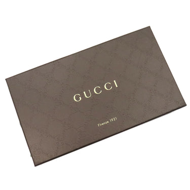 グッチ GUCCI マイクログッチシマ 449393 ブラック レザー 長財布 ゴールド金具 黒 ダブルG