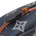 ルイヴィトン LOUIS VUITTON ダヌーブ PM アップサイドダウン M43678 ネイビー モノグラムインクキャンバス ショルダーバッグ 紺 メタリック金具