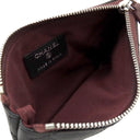 シャネル CHANEL クラシック スモール ジップ ポーチ A82365 ブラック キャビアスキン ポーチ シルバー金具 黒 ココマーク マトラッセ