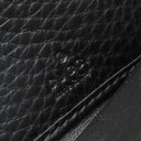 グッチ GUCCI ソーホー インターロッキング ウォレット 282414 ブラック レザー 長財布 ゴールド金具 黒