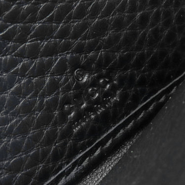 グッチ GUCCI ソーホー インターロッキング ウォレット 282414 ブラック レザー 長財布 ゴールド金具 黒