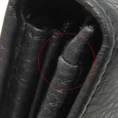 グッチ GUCCI ソーホー インターロッキング ウォレット 282414 ブラック レザー 長財布 ゴールド金具 黒