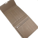 エルメス HERMES クリック12 エトゥープ ヴォーエプソン 三つ折り財布 シルバー金具 グレージュ