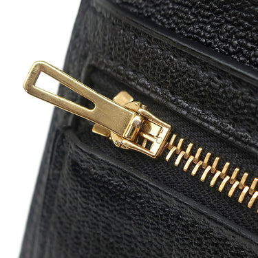 エルメス HERMES ベアンスフレ ブラック シェーブル 長財布 ゴールド金具 黒 二つ折り財布