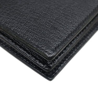 エルメス HERMES ベアンスフレ ブラック シェーブル 長財布 ゴールド金具 黒 二つ折り財布