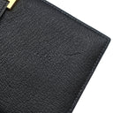 エルメス HERMES ベアンスフレ ブラック シェーブル 長財布 ゴールド金具 黒 二つ折り財布