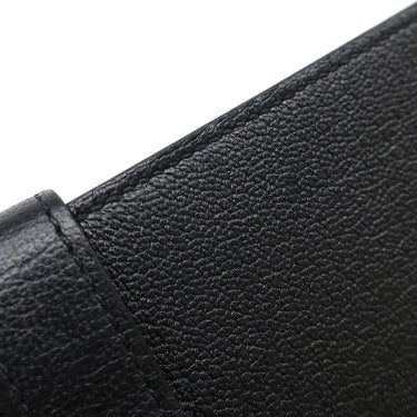 エルメス HERMES ベアンスフレ ブラック シェーブル 長財布 ゴールド金具 黒 二つ折り財布