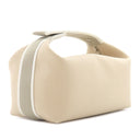 エルメス HERMES ブリッド ア ブラック PM ナチュラル トワルアッシュ ポーチ シルバー金具 ハンドバッグ バニティバッグ トワルH