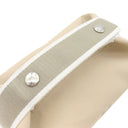 エルメス HERMES ブリッド ア ブラック PM ナチュラル トワルアッシュ ポーチ シルバー金具 ハンドバッグ バニティバッグ トワルH