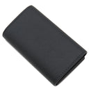 サンローラン SAINT LAURENT ロゴ 685557 ブラック レザー キーケース シルバー金具 黒 鍵入れ 4連