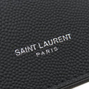 サンローラン SAINT LAURENT ロゴ 685557 ブラック レザー キーケース シルバー金具 黒 鍵入れ 4連