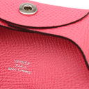エルメス HERMES バスティア ローズアザレ ヴォーエプソン コインケース シルバー金具 小銭入れ
