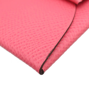 エルメス HERMES バスティア ローズアザレ ヴォーエプソン コインケース シルバー金具 小銭入れ