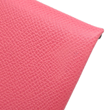 エルメス HERMES バスティア ローズアザレ ヴォーエプソン コインケース シルバー金具 小銭入れ