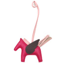 エルメス HERMES ロデオPM ペガサス フランボワーズ×ルージュセリエ×ローズサクラ アニューミロ バッグチャーム ピンク 茶