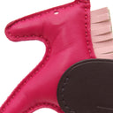 エルメス HERMES ロデオPM ペガサス フランボワーズ×ルージュセリエ×ローズサクラ アニューミロ バッグチャーム ピンク 茶