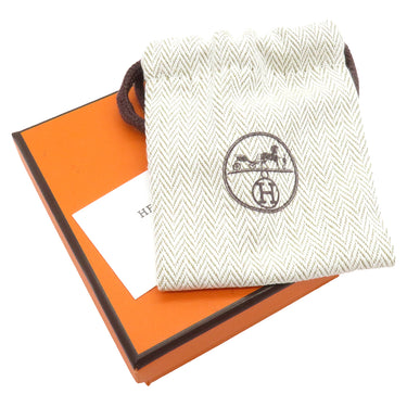 エルメス HERMES ポップアッシュ Hピアス ミニ ピンク×シルバー メタル エナメル ピアス シルバー金具 H型