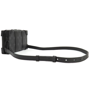 ルイヴィトン LOUIS VUITTON ソフトトランク ウォレット M69838 モノグラムエクリプス モノグラムエクリプスキャンバス ショルダーバッグ マットブラック金具 黒 グレー